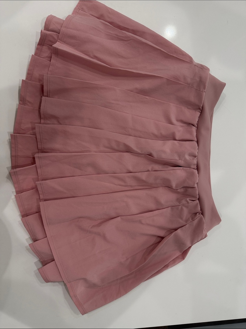 ALO Yoga Double or Nothing tennis skort vintage pink